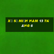 xổ số miền nam 13 tháng 6