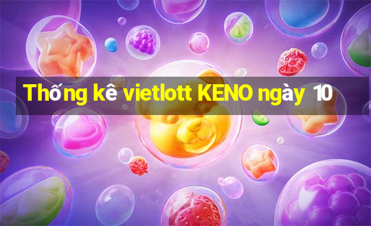 Thống kê vietlott KENO ngày 10