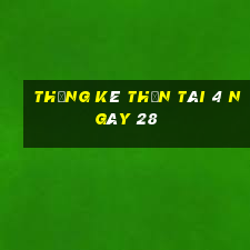 Thống kê thần tài 4 ngày 28