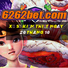 xổ số kiến thiết ngày 20 tháng 10