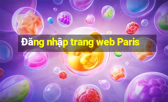 Đăng nhập trang web Paris