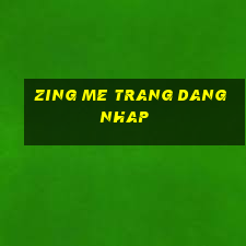 zing me trang dang nhap