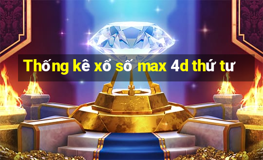 Thống kê xổ số max 4d thứ tư