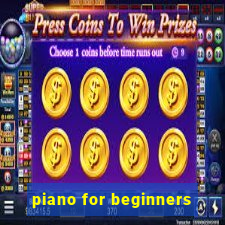 piano for beginners