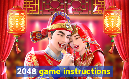 2048 game instructions