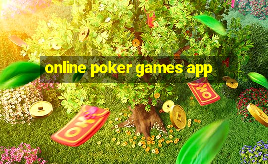 online poker games app