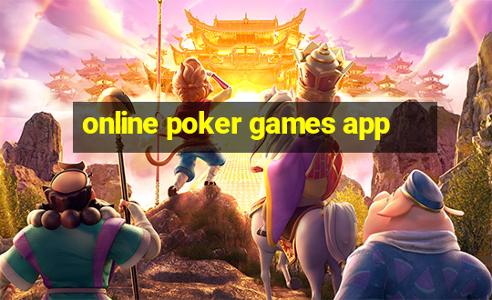 online poker games app