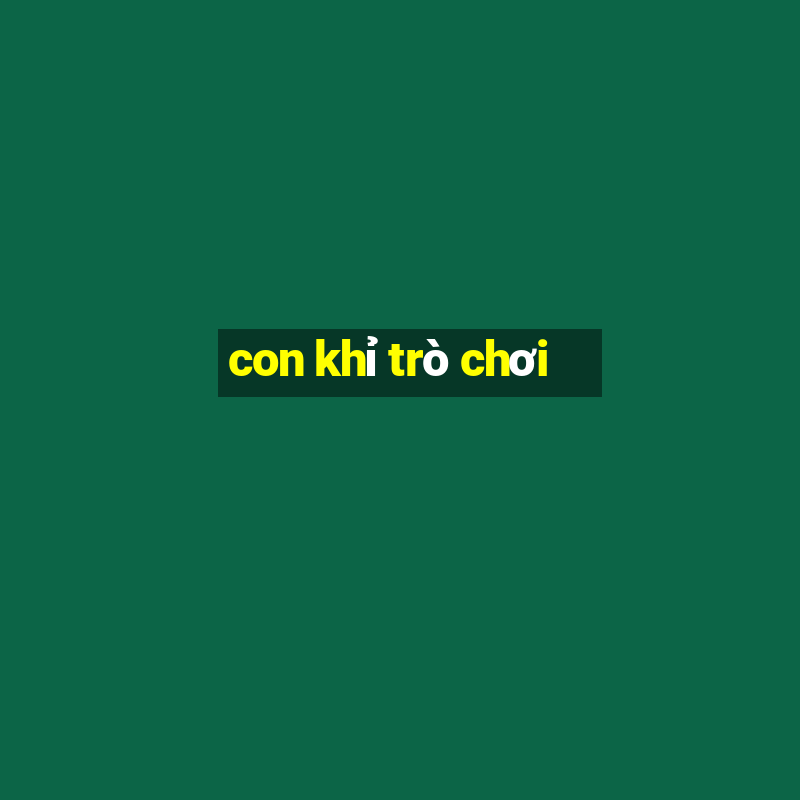 con khỉ trò chơi