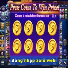 đăng nhập zalo web