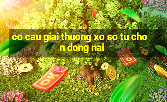 co cau giai thuong xo so tu chon dong nai