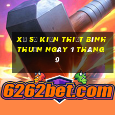 xổ số kiến thiết bình thuận ngày 1 tháng 9