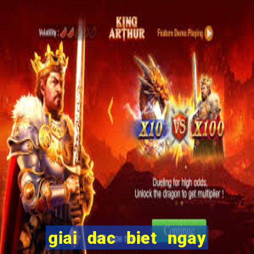 giai dac biet ngay hom sau