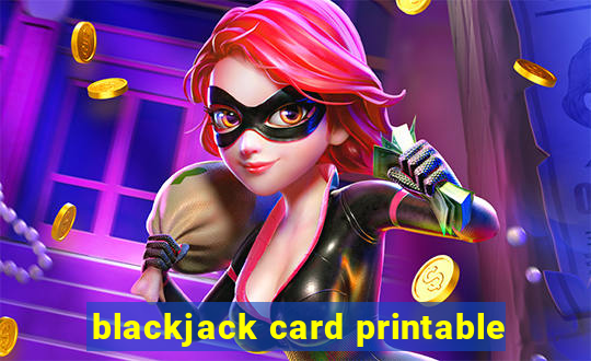 blackjack card printable