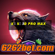 xổ số 3d pro max