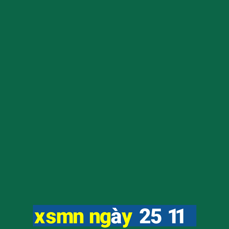 xsmn ngày 25 11