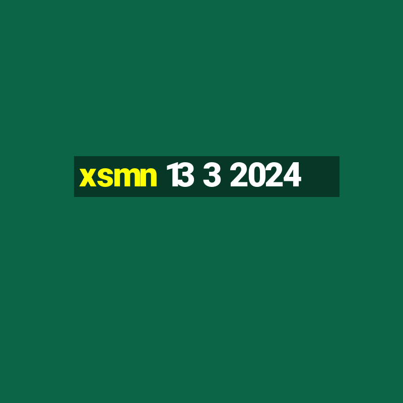 xsmn 13 3 2024