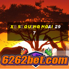 xổ số quảng ngãi 29 7