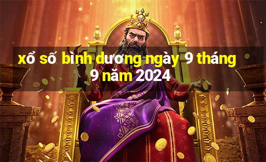 xổ số bình dương ngày 9 tháng 9 năm 2024