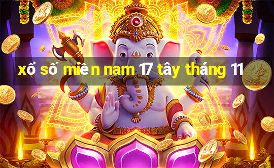 xổ số miền nam 17 tây tháng 11