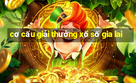 cơ cấu giải thưởng xổ số gia lai