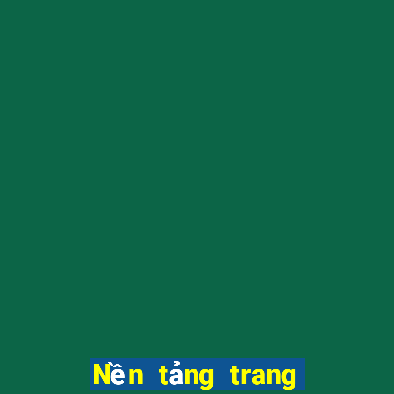 Nền tảng trang web ag xổ số