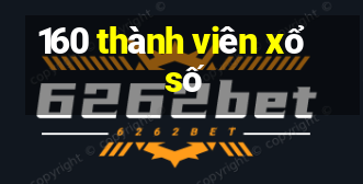 160 thành viên xổ số