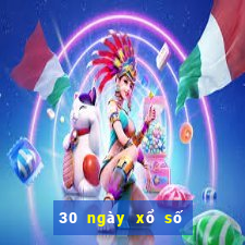 30 ngày xổ số miền bắc