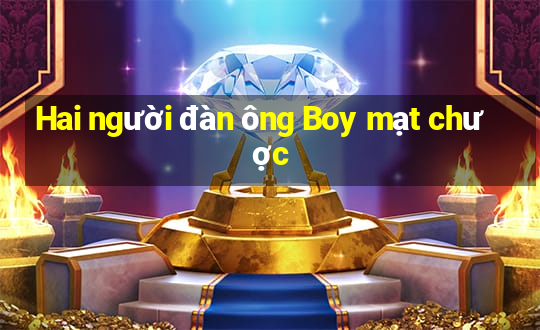 Hai người đàn ông Boy mạt chược