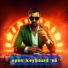 open keyboard xổ số miền nam