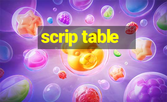 scrip table