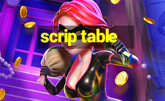 scrip table