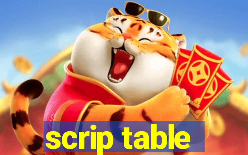 scrip table