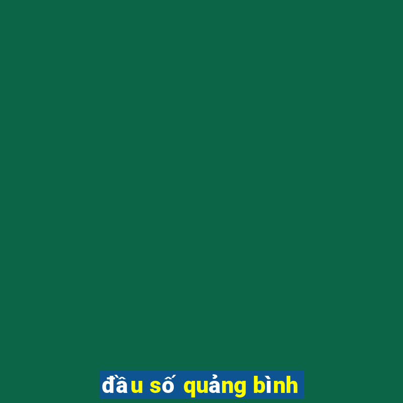 đầu số quảng bình