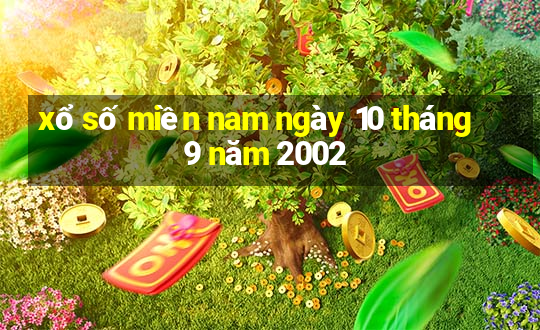 xổ số miền nam ngày 10 tháng 9 năm 2002