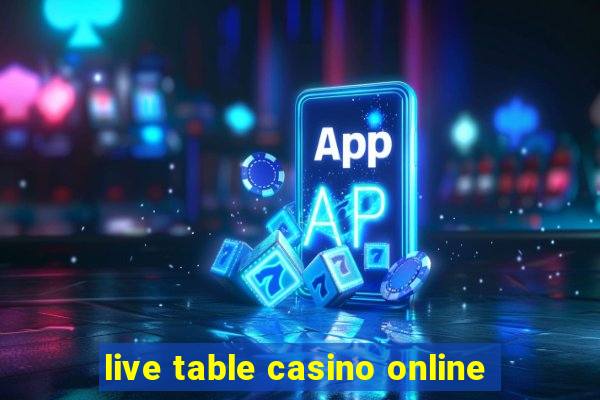 live table casino online