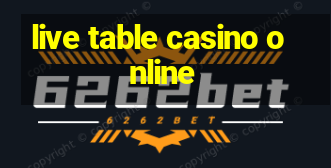 live table casino online