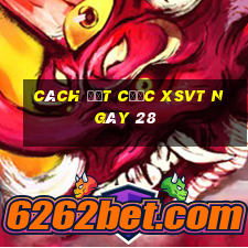 Cách đặt cược XSVT ngày 28