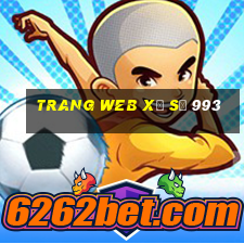 Trang web xổ số 993