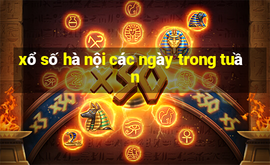 xổ số hà nội các ngày trong tuần