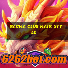 gacha club hair style