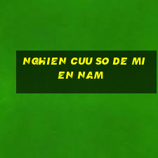 nghien cuu so de mien nam