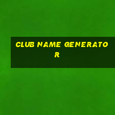 club name generator