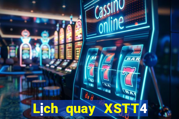 Lịch quay XSTT4 ngày 18