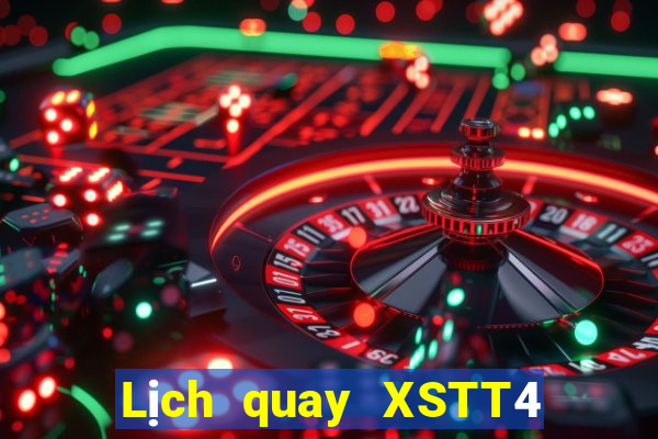 Lịch quay XSTT4 ngày 18