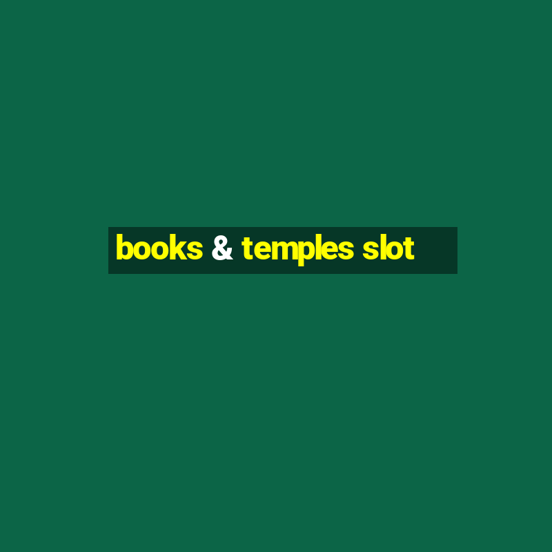 books & temples slot