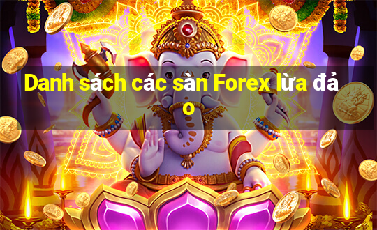 Danh sách các sàn Forex lừa đảo