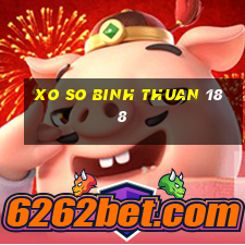 xo so binh thuan 18 8