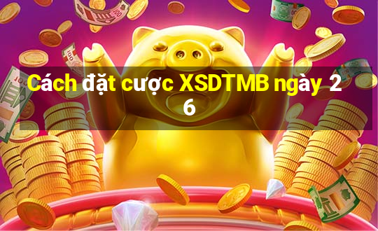 Cách đặt cược XSDTMB ngày 26