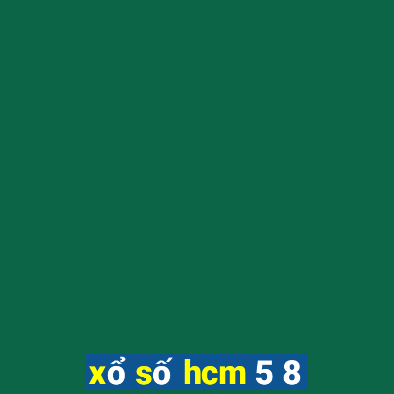 xổ số hcm 5 8