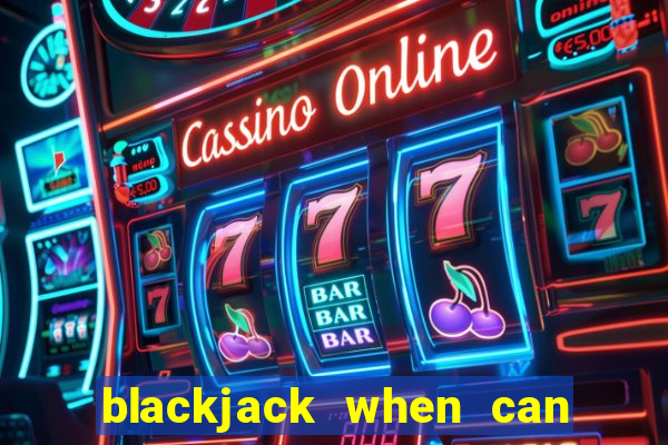 blackjack when can you split